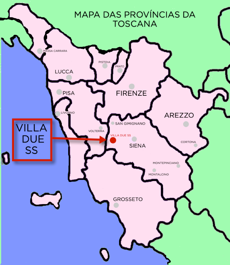 Onde fica a Toscana no mapa da Itália? - Descobrindo a Itália